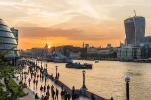 The South Bank in London
