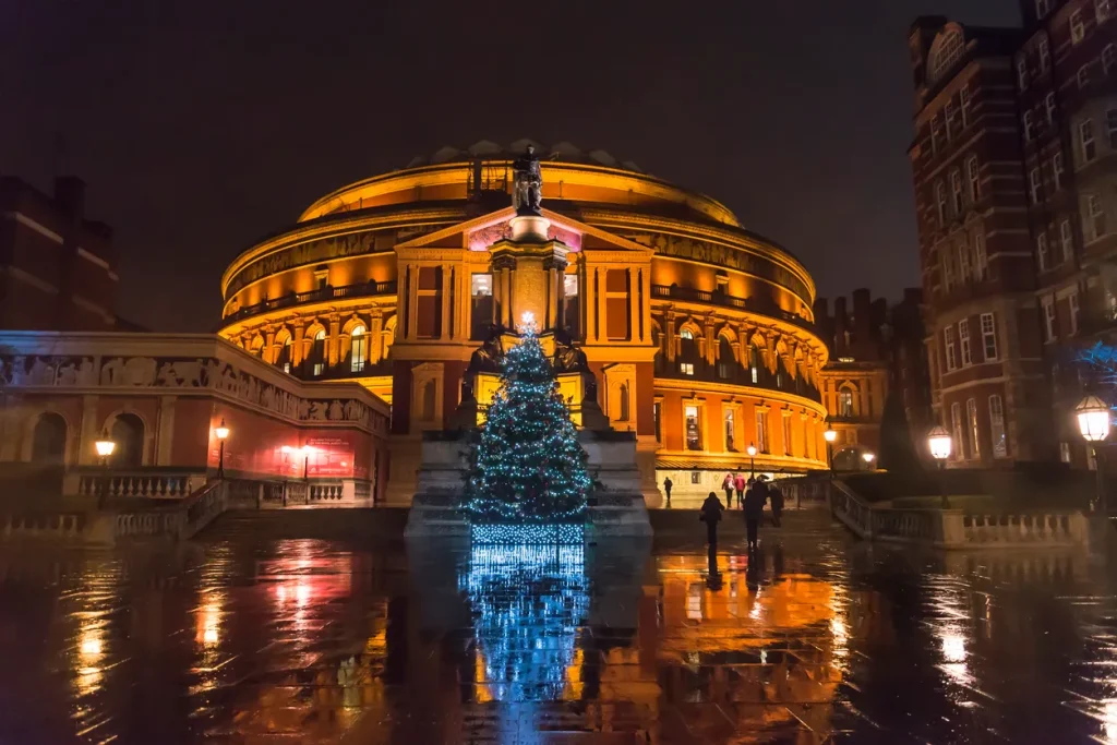 christmas at the royal albert halls, places to visit in london for christmas,