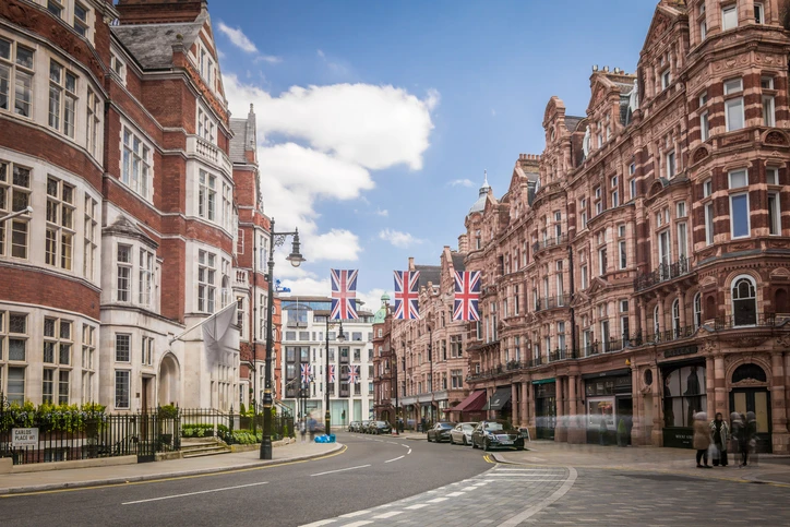 Mayfair in London